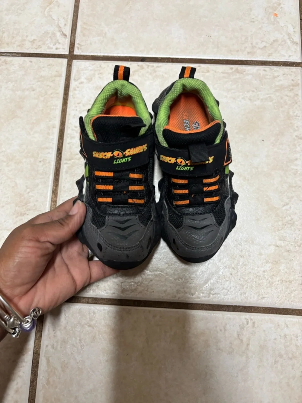 Skechers Kids' Skech-O-Saurus Light Up Sneakers 11c - Picture 2 of 7